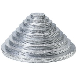 Silver Round Cake Board (thin)